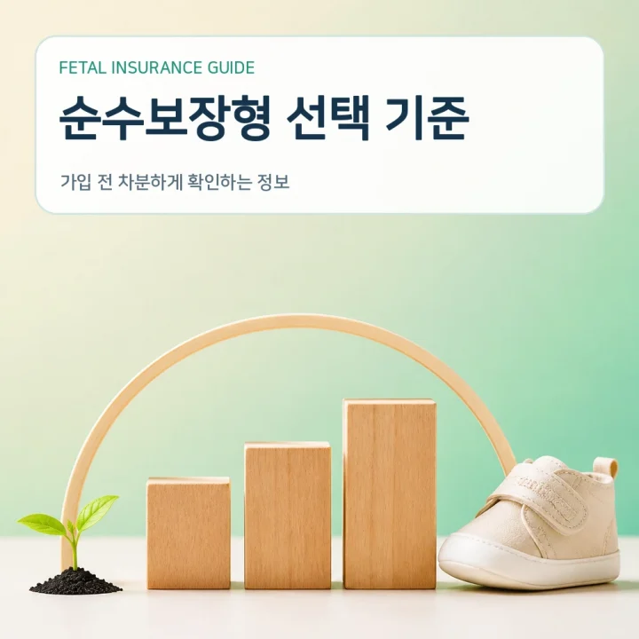 태아보험 순수보장형 선택 기준